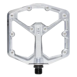 Pedales Crankbrothers Stamp 7 Flat Edicion Especial 25 Aniversario Plata Pulida