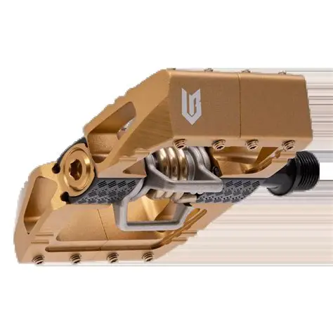 Pedales Clip Crankbrothers Mallet Dh LOIC BRUNI Edicion Especial V2 Bronce - Imagen 3