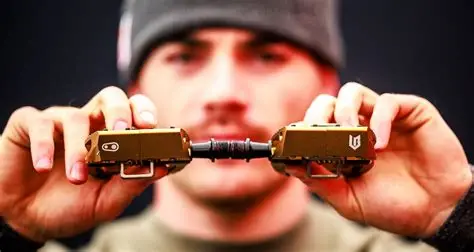 Pedales Clip Crankbrothers Mallet Dh LOIC BRUNI Edicion Especial V2 Bronce - Imagen 4